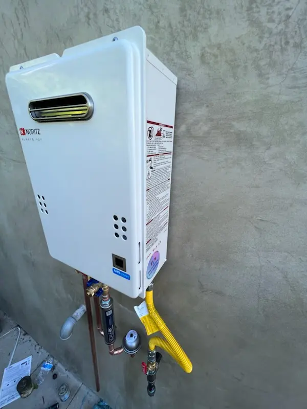 Tankless water heater installation for Avon homes
